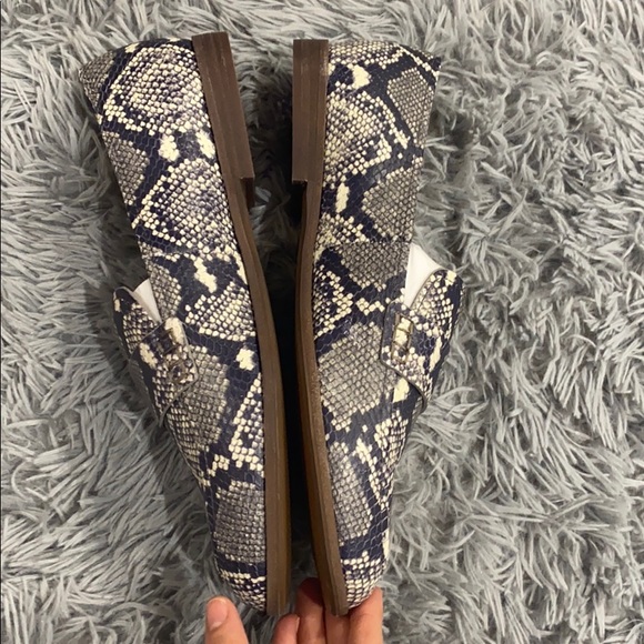 NEW • Madewell • The Alex Loafer Leather Snake 10 - Picture 5 of 7